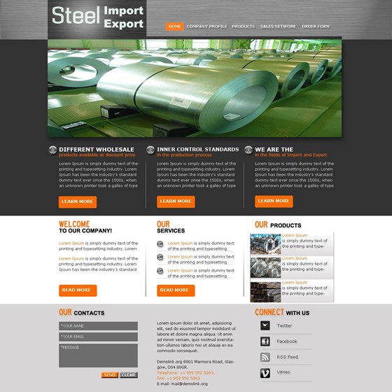 web designs: Web templates