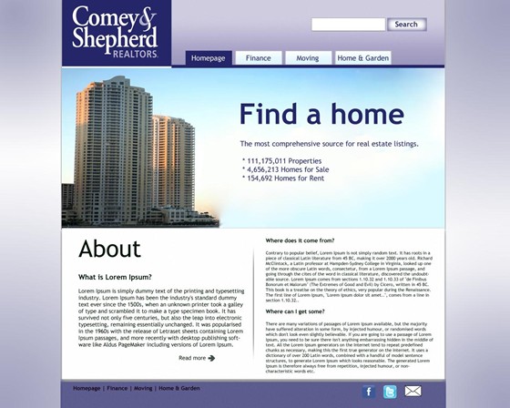 web designs: Web templates